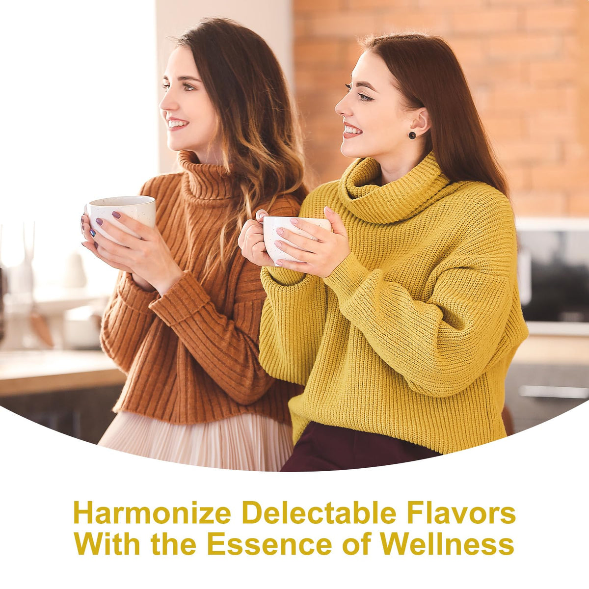 TEARELAE brewed tea in a cup with inviting steam and warm aroma.