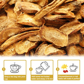 TEARELAE brewed-tea in a mug, inviting savory aroma