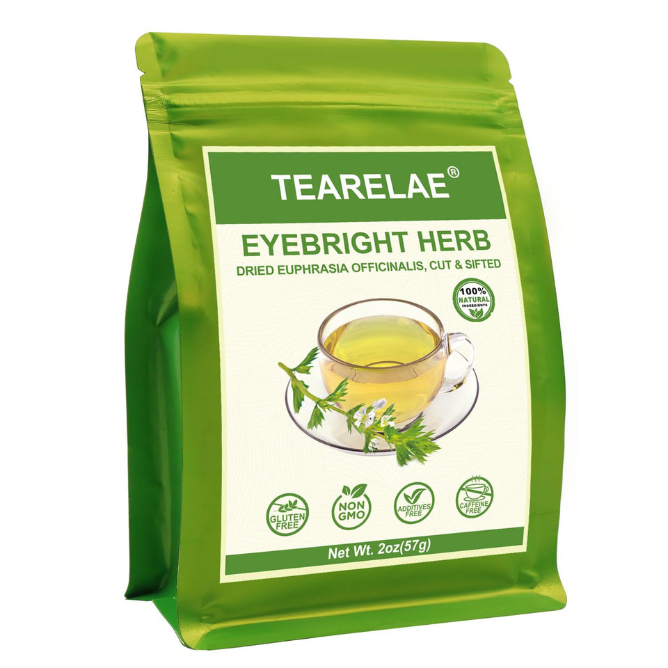 TEARELAE Eyebright loose leaf for a refreshing herbal tea with natural antioxidants