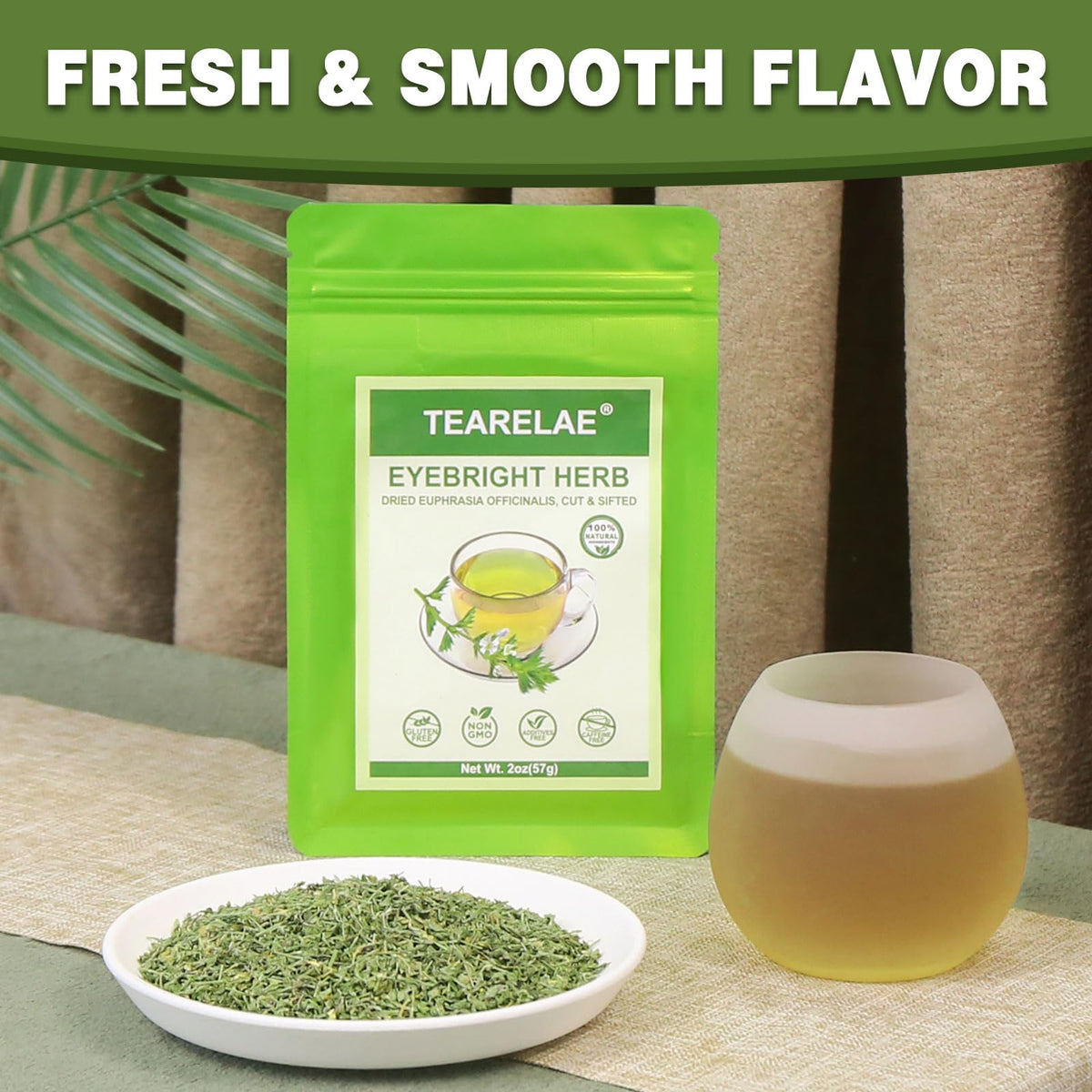 TEARELAE Eyebright herb packaging premium dried leaves in loose form