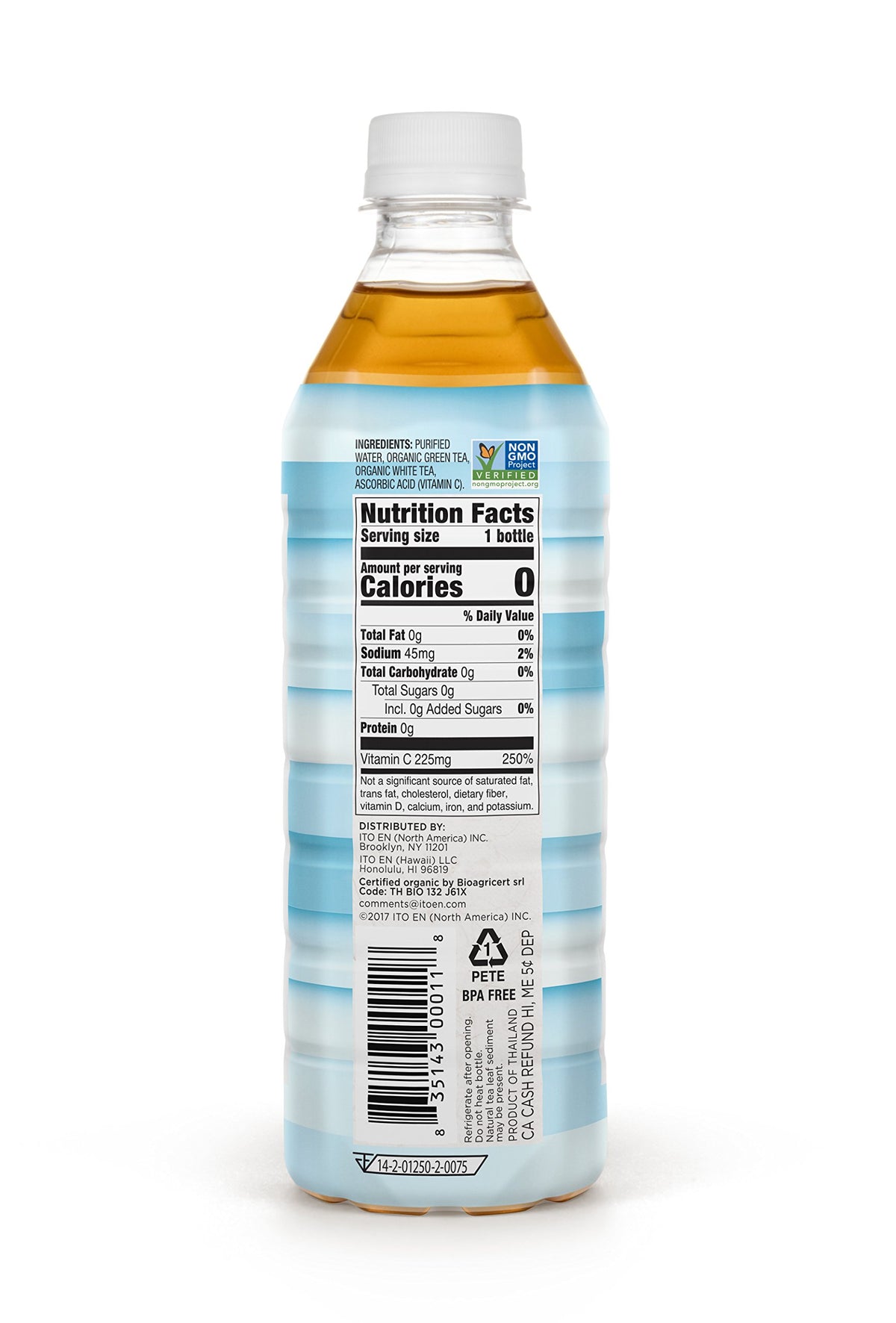 Teas' Tea Unsweetened Green White Tea pack, convenient twelve-pack for everyday hydration