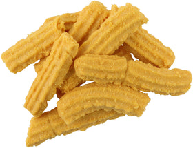 Teas Unique Southern Cheese Straws on a serving tray ready for hors-doeuvres.