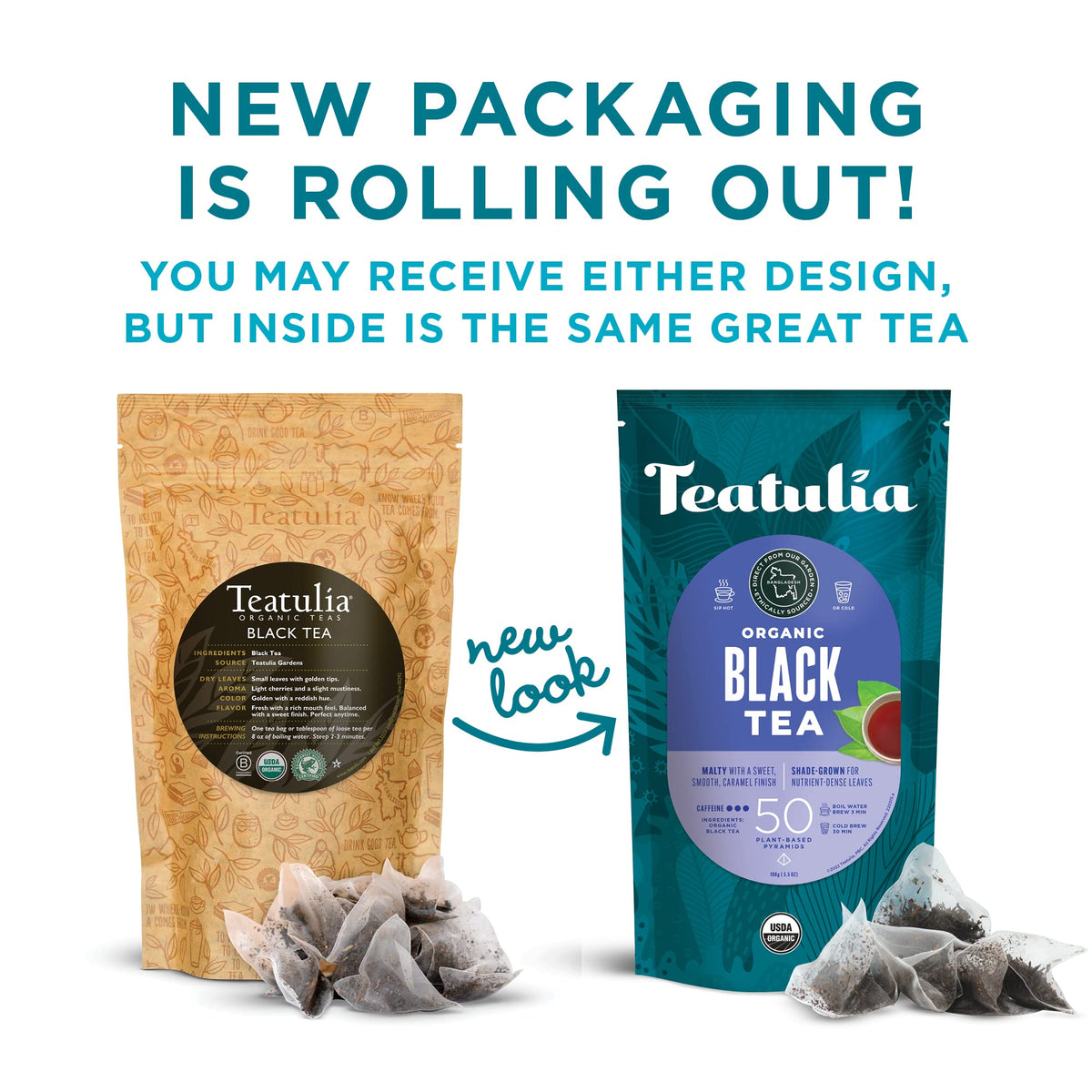 Shade-grown Teatulia leaves deliver nutrient-dense flavor from sustainable farming practices.