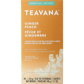 Teavana Ginger Peach Green Tea dispensing carton for easy bag access
