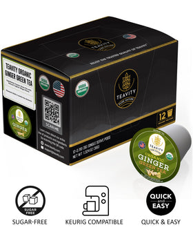 Dye-free unsweetened Teavity pods delivering clean, natural flavor