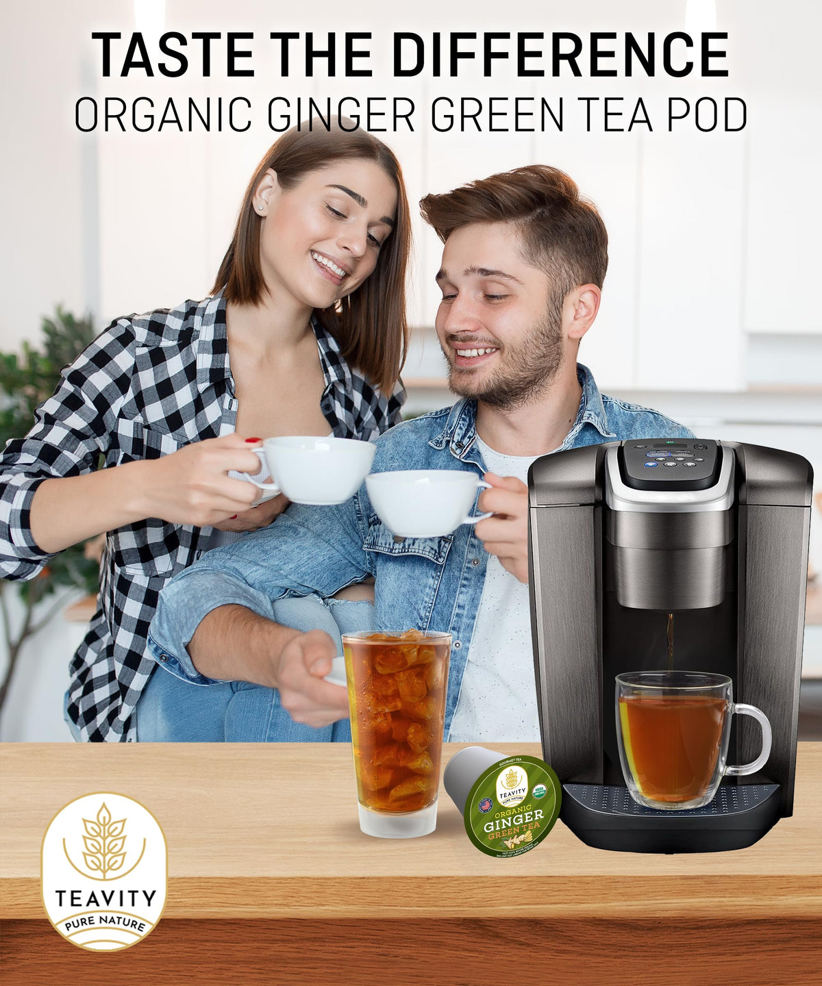 Teavity tea served hot or iced highlighting versatility of the blend