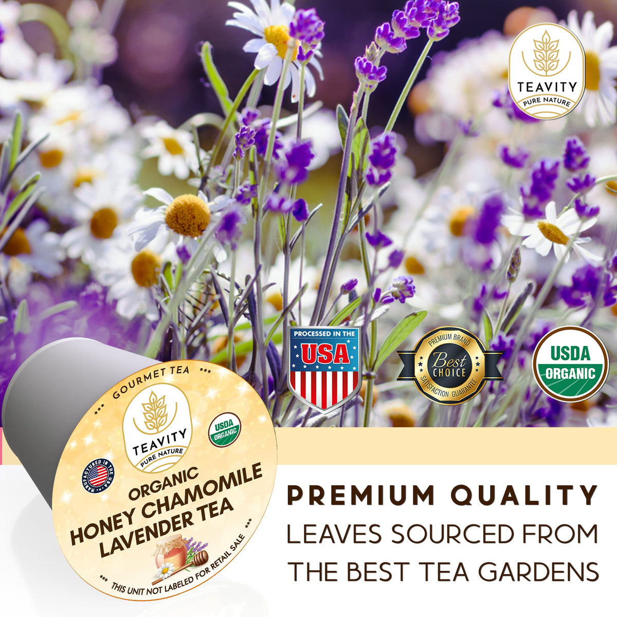 Teavity hot cup of tea with steam and soothing aroma.