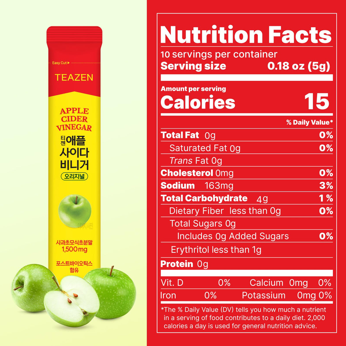 TEAZEN ACV stick in a pocket, perfect for travel and everyday wellness.