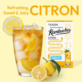 TEAZEN Citron Kombucha as a gift idea for health-minded friends