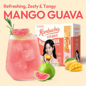 TEAZEN kombucha stick close-up highlighting compact travel-friendly format.