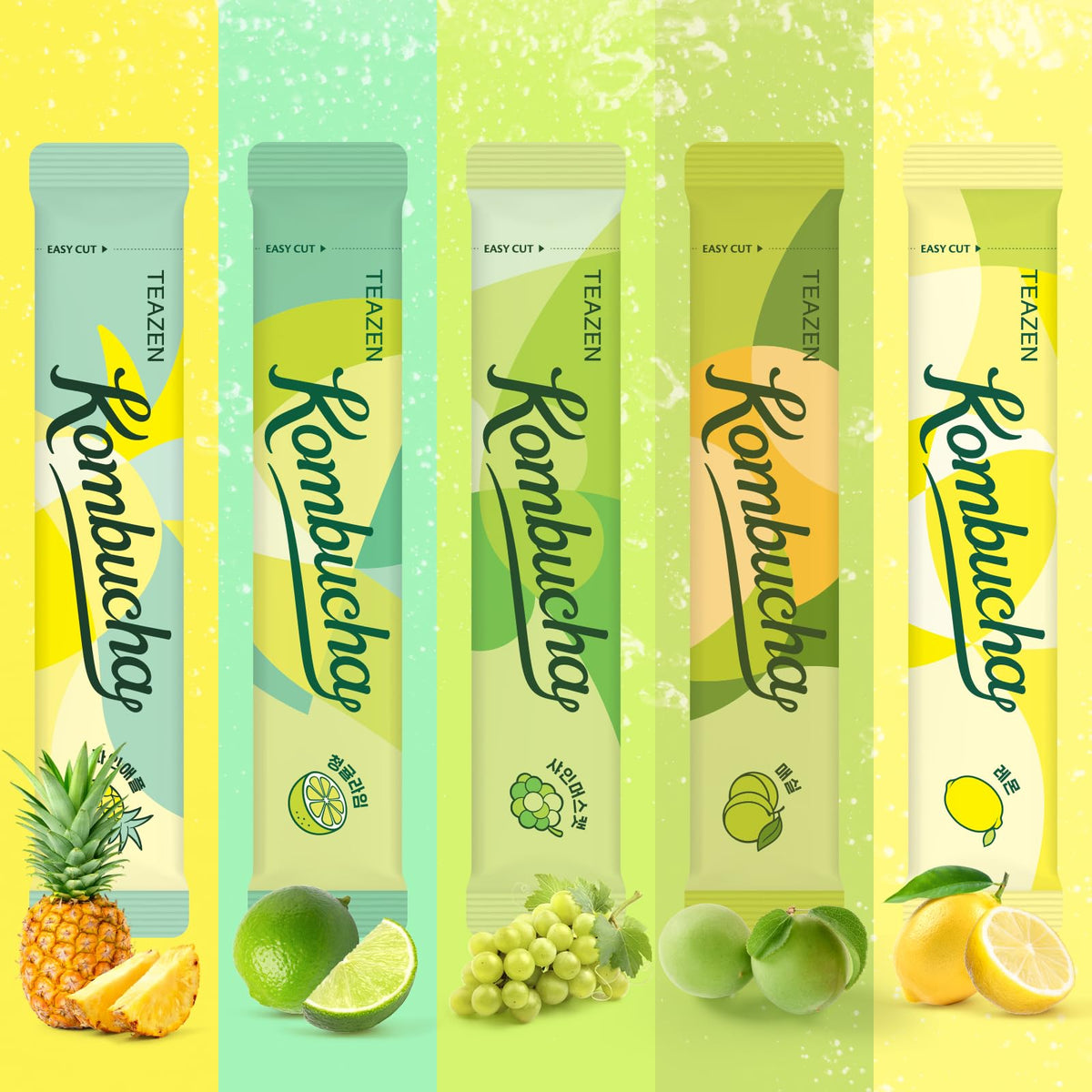 TEAZEN shine muscat flavor stick captures floral grape aroma for a refreshing sip