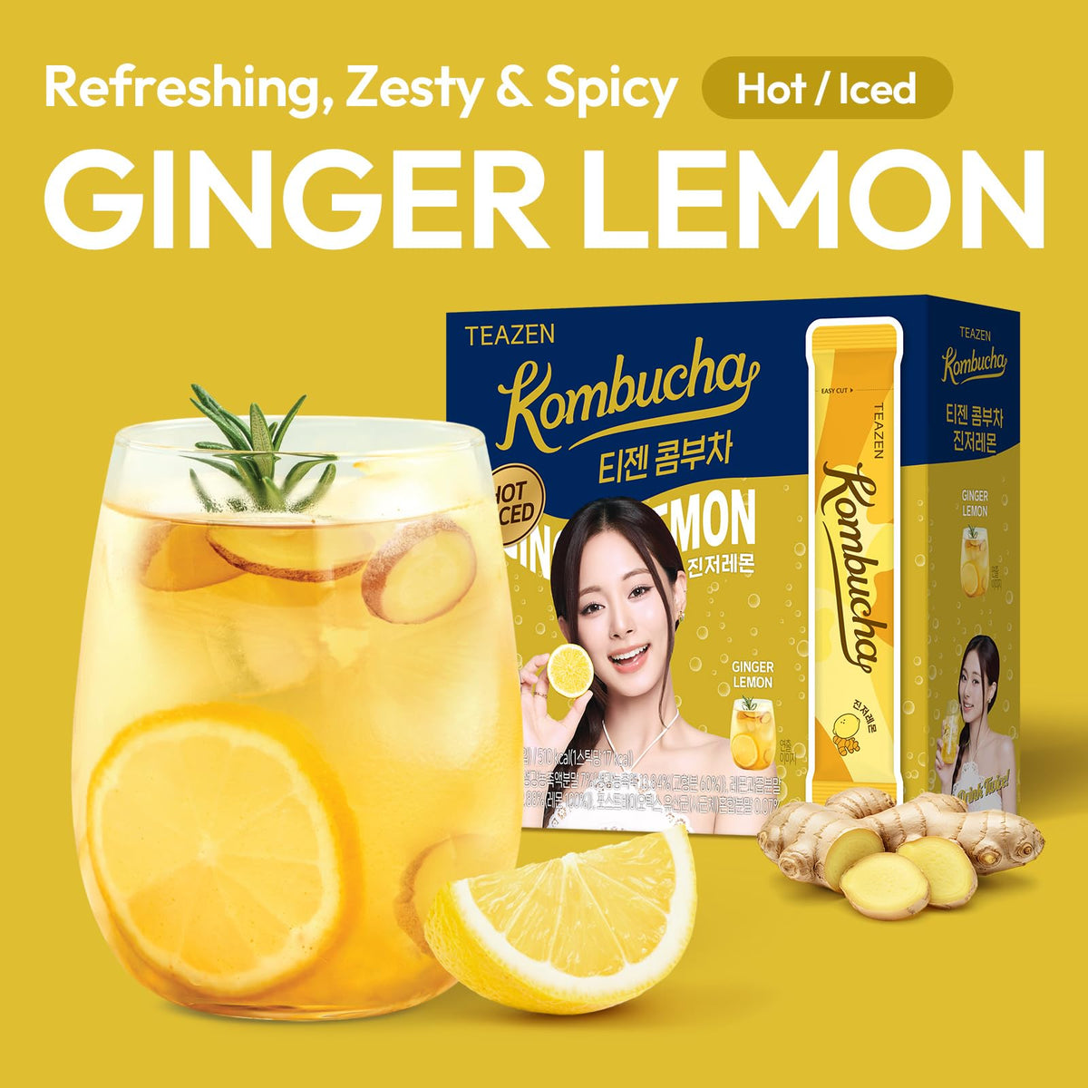 TEAZEN on-the-go packet dissolving in water for quick hydration