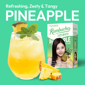 TEAZEN Pineapple packets on-the-go, ideal for workouts and busy days