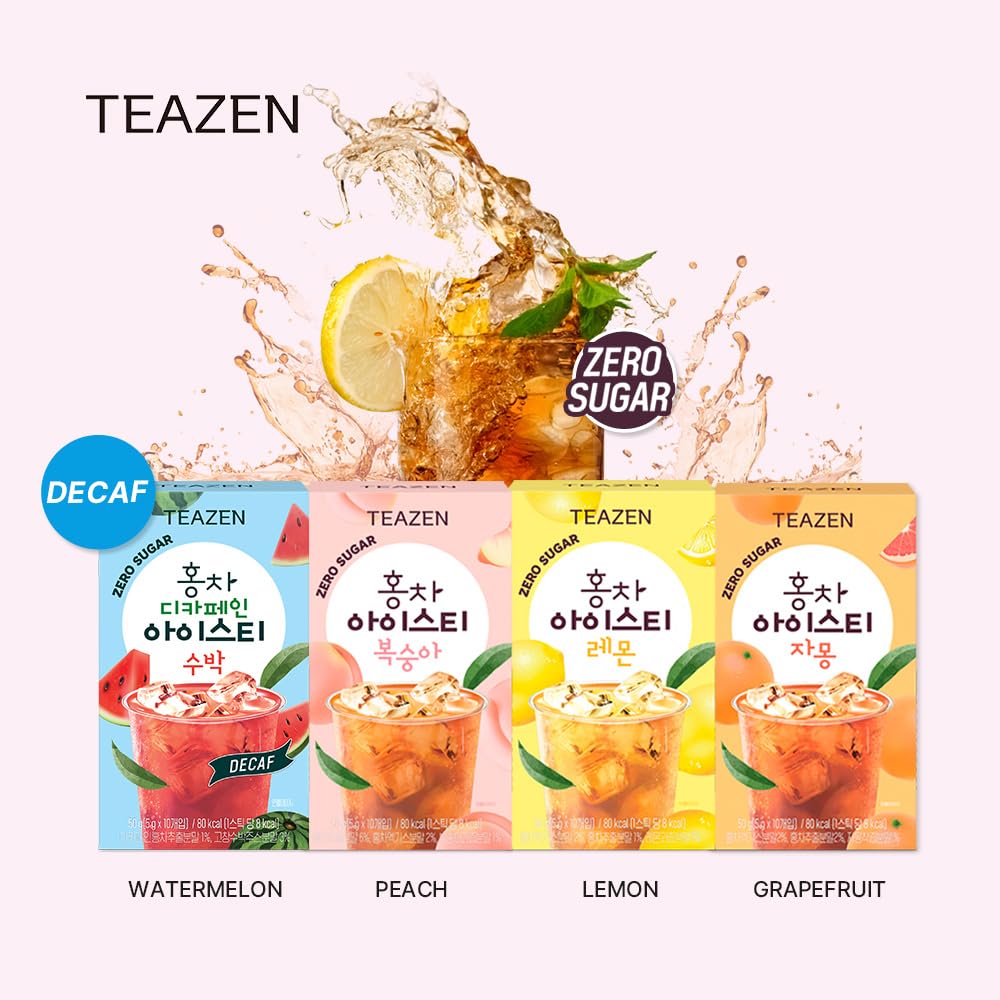 Serving scene with friends enjoying a sugar-free chilled TEAZEN tea