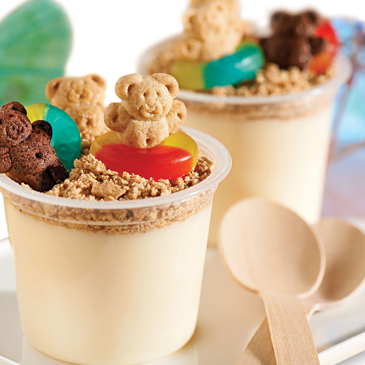 Teddy Grahams Honey dessert-idea adds texture to desserts with honey sweetness.
