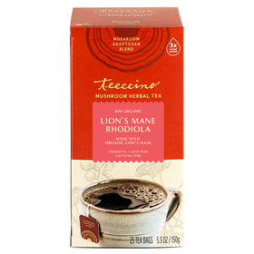 Teeccino 25 tea bags pack highlighting value and convenience