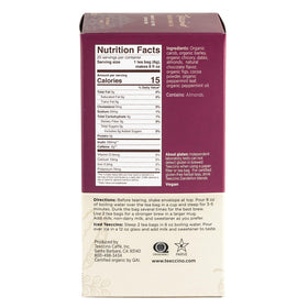 TEECCINO chocolate peppermint tea cup brew ready for hot or iced enjoyment.