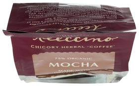 Teeccino ground brew in coffee maker showing versatile preparation.