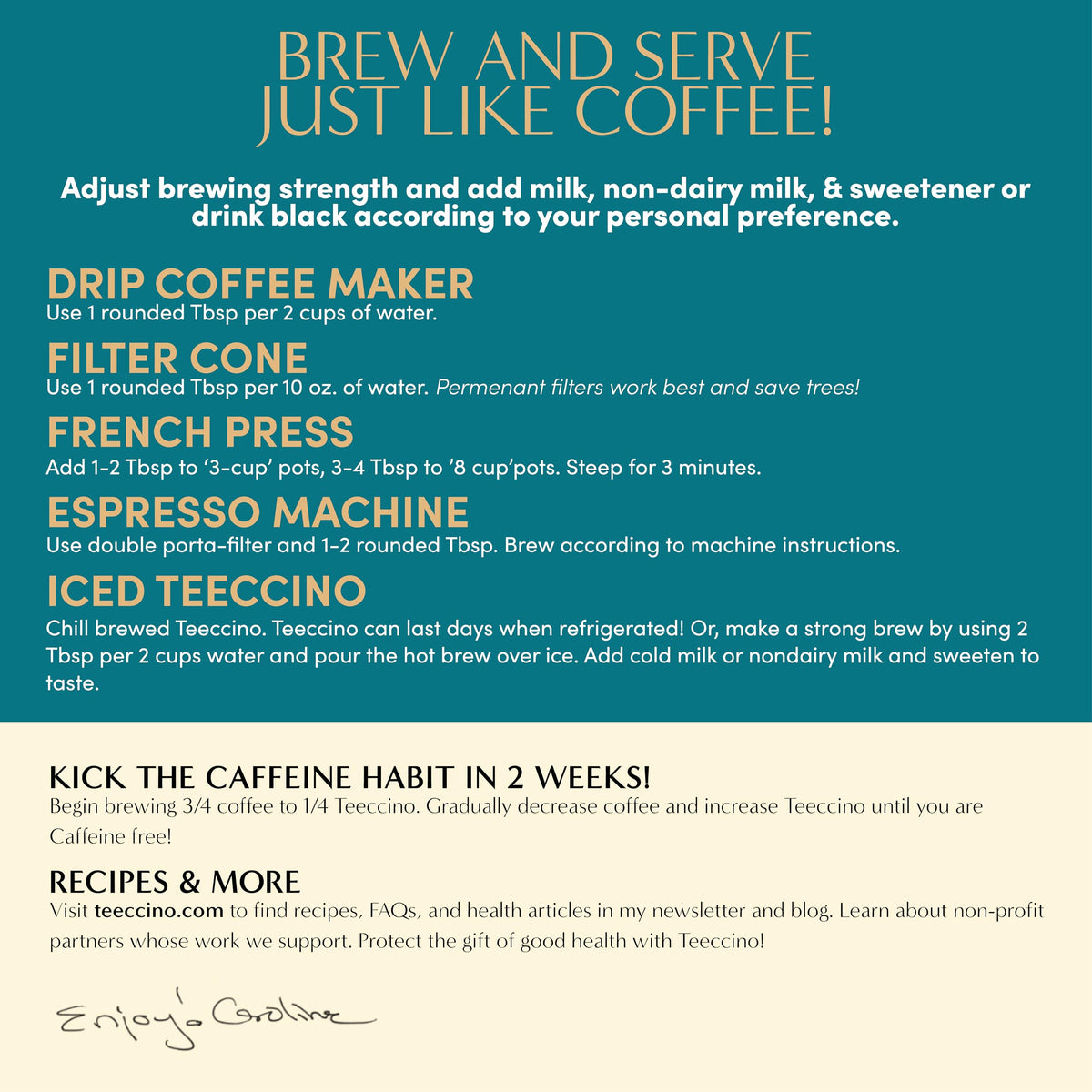 Teeccino Dandelion Blueberry Vanilla medium roast aroma for cozy, caffeine-free sipping.
