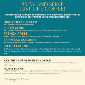 Teeccino Dandelion Blueberry Vanilla medium roast aroma for cozy, caffeine-free sipping.