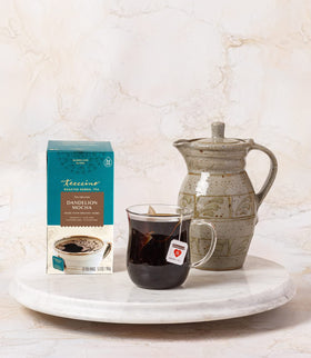 Ingredients chicory and dandelion support prebiotics in Teeccino