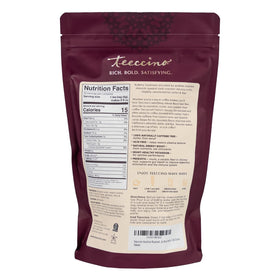 Teeccino Hazelnut Roasted Herbal Tea cup steaming, inviting a warm sip.