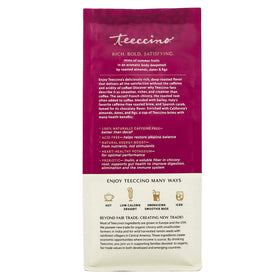 Teeccino Irish Cream Chicory latte with creamy foam and vanilla notes