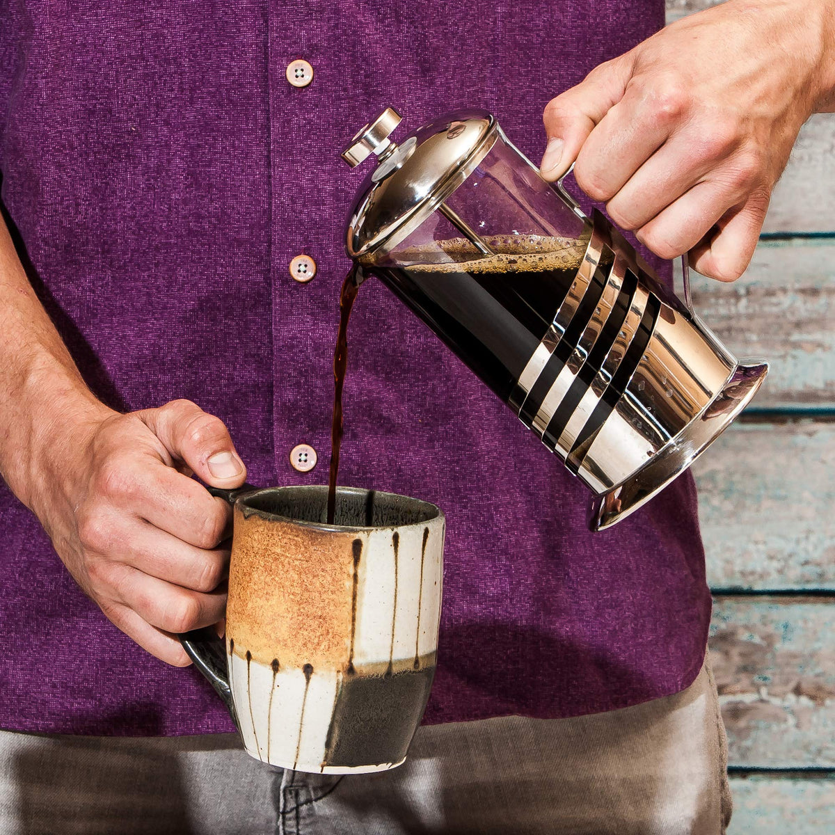 Caffeine-free badge signals a gentle option for any time, day or night.