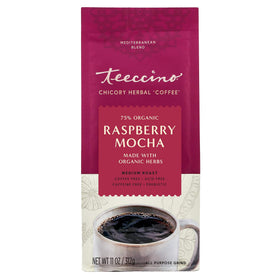 Teeccino Prebiotic Inulin cup highlighting gut-friendly fiber.