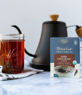 Teeccino ramón seed roast highlighting natural depth in chocolate notes