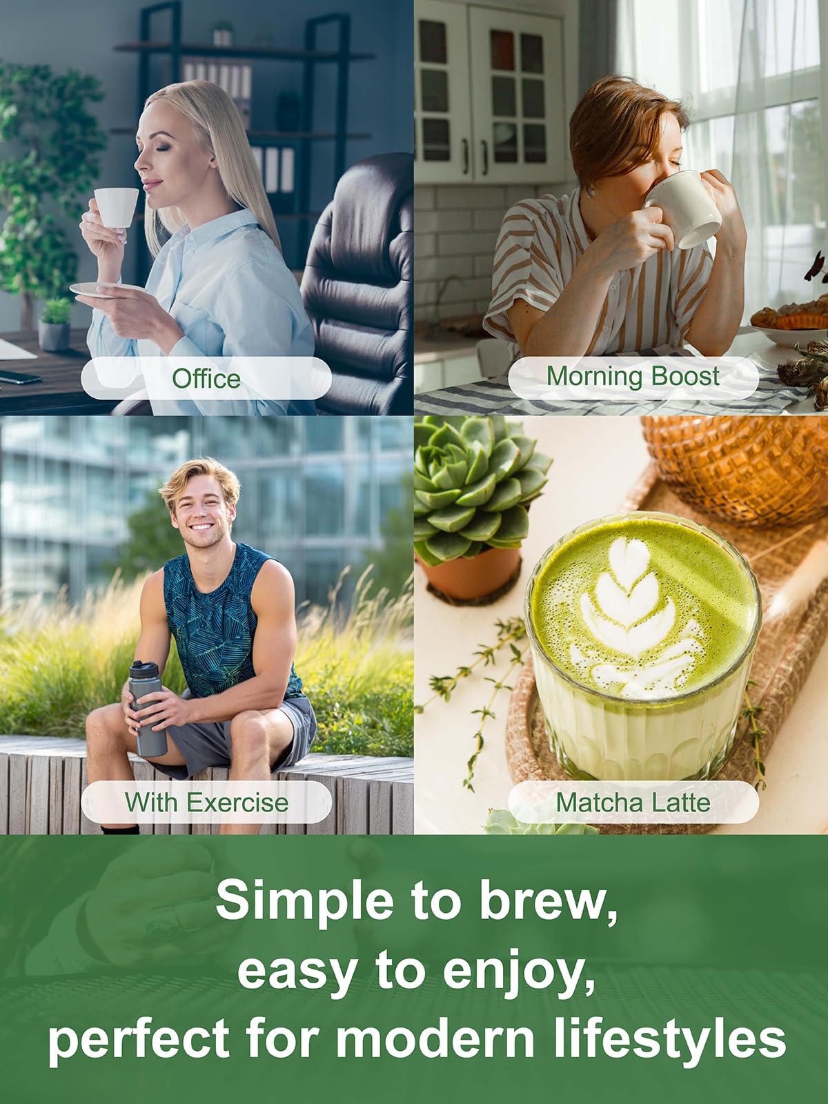 TeeLux Caffeinated tea with zero calories suits busy days