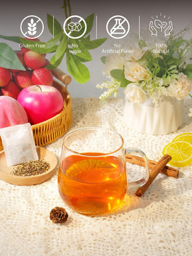 TeeLux chai blends warm spices with inviting aroma in steam