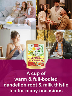 TeeLux compostable tea bags inside box reduce waste.
