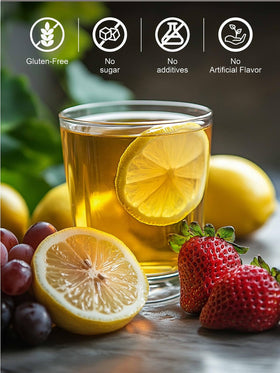 TeeLux tea bags made from non-GMO plant fiber and compostable design.
