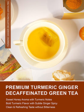 TeeLux green tea decaf processed with CO2 preserves flavor and antioxidants.