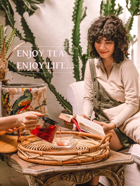 TeeLux hibiscus tea bags used in cocktails or desserts inspires culinary creativity