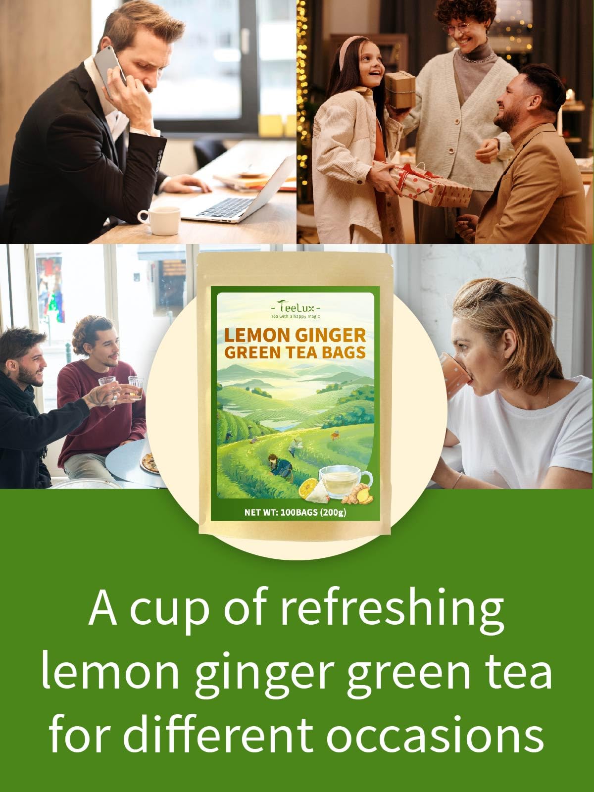 TeeLux ready-to-brew tea inspires quick, refreshing moments.