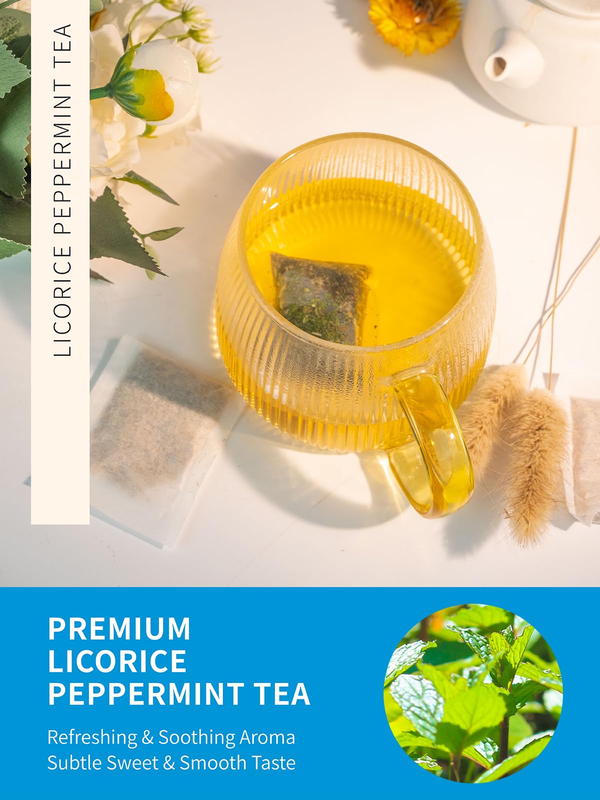 TeeLux packaging highlights eco-friendly resealable pouch preserving freshness.