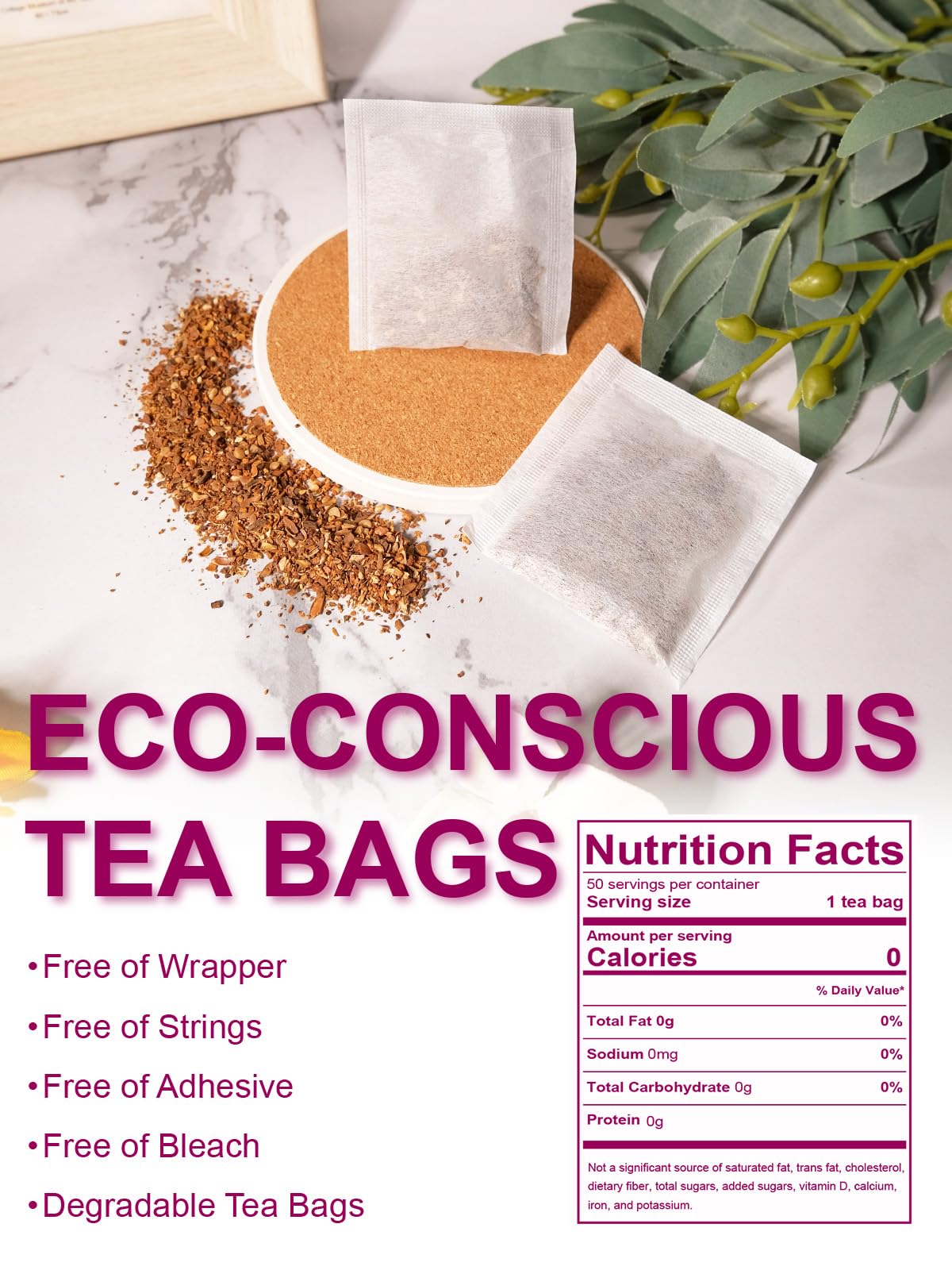 Teelux kraft pouch with foil inside preserves freshness