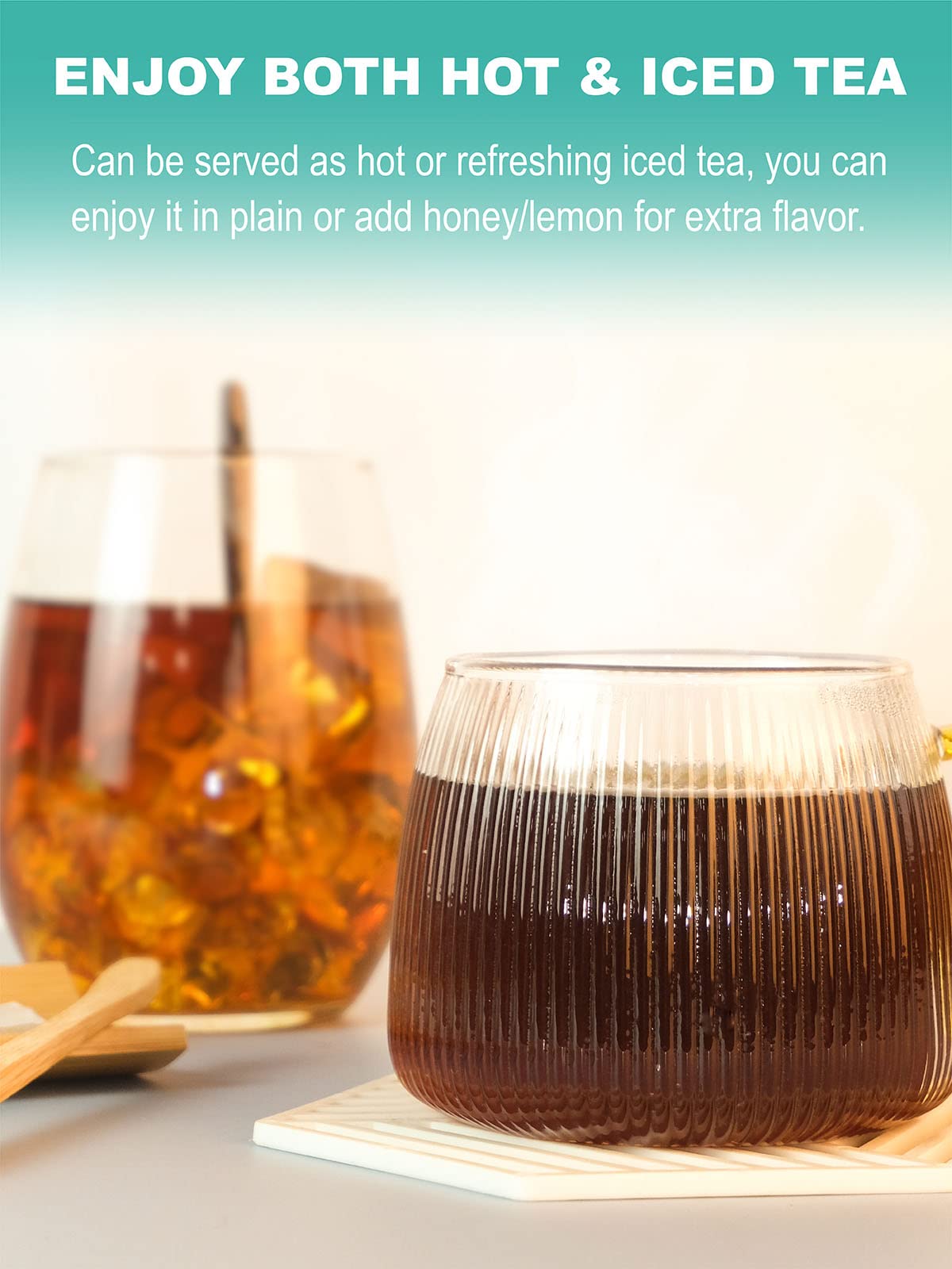 TeeLux Tea Bags with foil-lined packaging preserving freshness.