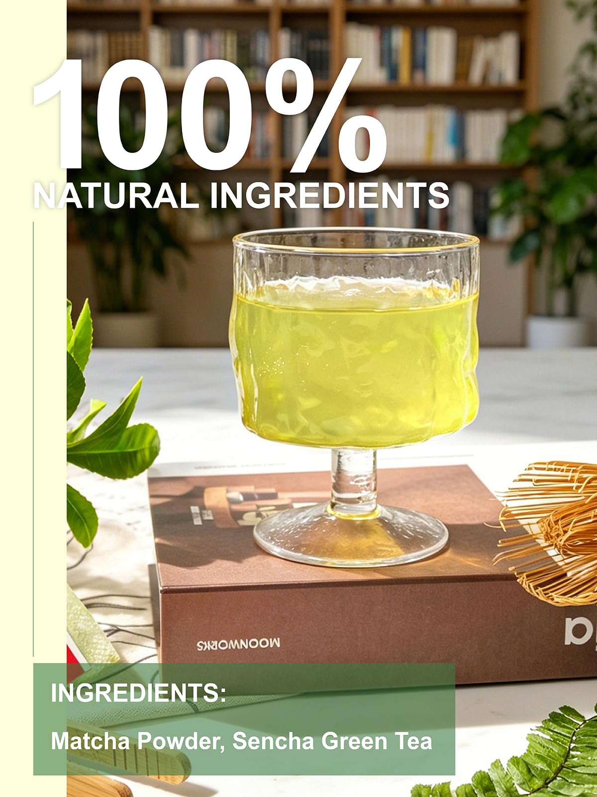 TeeLux Sencha Matcha infusion highlights rich flavor and polyphenol-rich properties