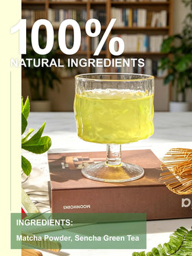 TeeLux Sencha Matcha infusion highlights rich flavor and polyphenol-rich properties