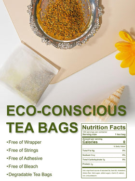 TeeLux turmeric powder jar close-up—earthy notes and clean ingredients.