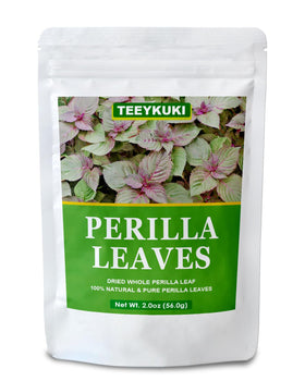TEEYKUKI natural dried whole perilla leaf pack for tea and cooking