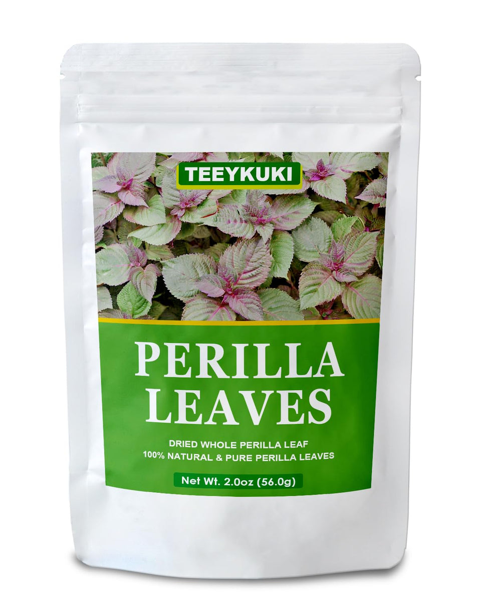 TEEYKUKI natural dried whole perilla leaf pack for tea and cooking