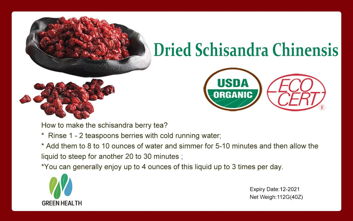 TEGHEE Schisandra berries sun-dried feature supports 100% natural quality without additives