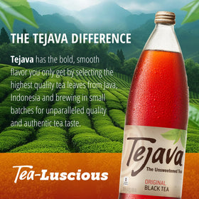 Tejava Original serving at home ready for refreshment any time