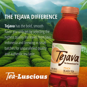 Tejava packaging featuring Rainforest Alliance Certified seal