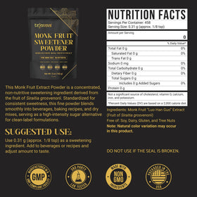Tejonova monk fruit coffee scene demonstrates quick solubility