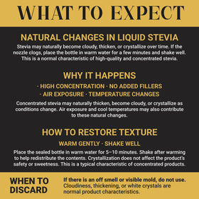 Tejonova Stevia Liquid Drops dropper closeup highlighting precise 2-3 drop guidance